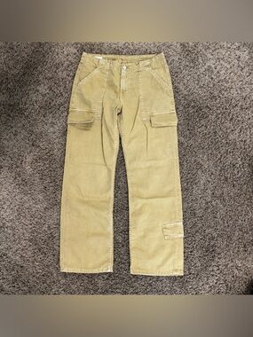 Khaki Zara Cargo Pants